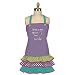 Kay Dee Designs Embroidered Frill Apron, Drink No Wine