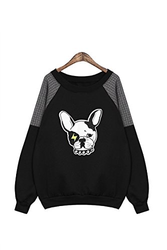 レディース　 ドッグプリントスウェット　オリジナルBAGセット#1033