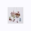 4.25" Cupcake Heaven "Friends 4-Ever" Fashionable Dessert Christmas Ornament