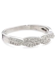 10k Gold Diamond Stack Rings (1/10 cttw, I2 Clarity)