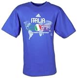 adidas Italy World Cup Country Tee,Collegiate Royal/Italy,X-Large