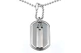 Tag X Ti Titanium Dog Tag Cross Pendant
