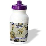 Florene Jewish Theme - Happy Chanukah II - Water Bottles