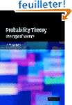 Probability Theory: The Logic of Science