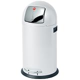 KickMaxx 35 White Trash Can