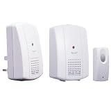 Wirefree Portable & Plug-In Doorchime White