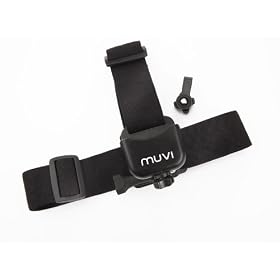 Veho VCC-A014-HM Rubberised Helmet Mount for MUVI HD with Waterproof Case Tripod mount