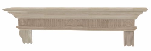 31LtkVuqzUL Pearl Mantels 416 72 Devonshire Unfinished Fireplace Mantel Shelf, Length 72 Inches