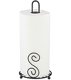 Home Basics Black Paper Towel Holder