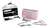 Danielle Compact 5 Piece Manicure Set, Pink