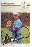 Scott Service, Indianapolis Indianas - Expos Affiliate Autographed Card