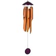 Asli Arts Collection C704 Medium Spun Bamboo Chime, Deep Purple