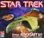Star Trek 3 Piece Adversary Set - Marauder, Bird of Prey, Warbird