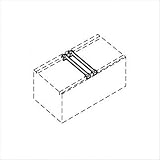 Global Total Office Front-to-Back File Bars (50-Pack) FBB-50