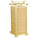 Inexpensive Under $50 Dollars Table Lamps - 18 Nara Matchstick Japanese Electric Lantern - Natural