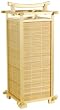 Inexpensive Under $50 Dollars Table Lamps - 18" Nara Matchstick Japanese Electric Lantern - Natural