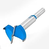 uxcell Woodworker Carbide Tip 35mm Dia Wood Cutting Hinge Boring Bit Blue