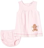 31Lu3BsR 9L. SL160  Hartstrings Baby Girls Newborn Ginger Bread Interlock Dress, Rose Shadow, 0 3 Months