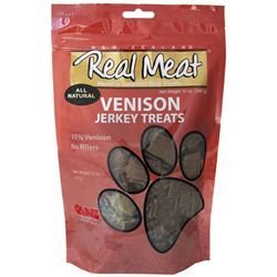 Childrens Toyshop  Pet Supplies : Real Meat Venison Jerky Dog Treats (12-oz pouch - Venison Jerky Treats)