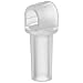 Value Plastics Male Luer Integral Lock Ring Plug, Closed at Luer Tip, Natural Polypropylene (Pack of 10)