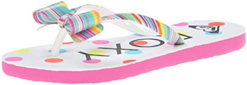 Roxy RG Lulu II Sandal (Little Kid/Big Kid),White/Aqua,1 M US Little Kid