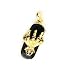 8GB Crystal Skeleton Hand Style USB Flash Drive with Necklace(Golden)