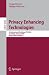 Privacy Enhancing Technologies: 6th International Workshop, PET 2006, Cambridge, UK, June 28-30, 2006, Revised Selected Papers (Lecture Notes in Computer Science / Security and Cryptology)