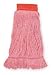 Tough Guy 1TYY2 Wet Mop, Antimicrobial, Large, Red