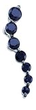1/4 Ctw. Black Diamond Journey Pendant 10k. White Gold