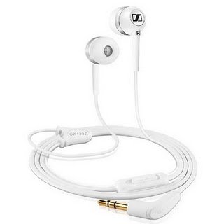 Sennheiser CX-400T MK II High-Performance Precision Earphones with Powerful Bass, White
