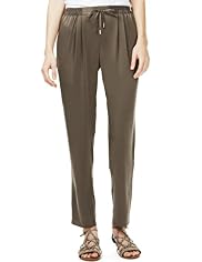 Autograph Pure Silk Straight Leg Trousers
