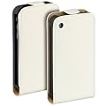 ***NEU*** YAYAGO PREMIUM Flip-New-Style LEDER Tasche in Wei� ***ULTRA FLACH*** f�r Ihr Apple iphone 3G / 3GS + Display Schutzfolie f�r Ihr Apple iphone 3G / 3GS inkl. dem Original YAYAGO Clean-Pad