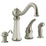 Moen Corrine Stainless Kitchen Faucet +Spray #87780SL