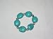 Gift Idea- Tribal Bracelet with Turquoise Stone with Silver Beads Bracelet