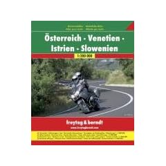 Freytag Berndt Motorradatlas, �sterreich -Venetien - Istrien - Slowenien 1:200.000: Touristische Informationen. Citypl�ne. Ortsregister mit Postleitzahlen