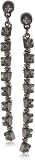 Kenneth Cole New York Urban Bling Black Diamond And Hematite-Color Earrings