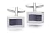 Dark Grey Cat's Eye Fashion Cufflinks 10074