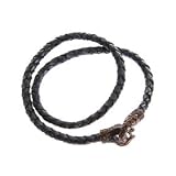 Armani Exchange Snake Head Leather Bracelet