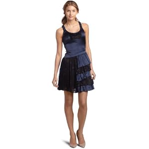 Buy Betsey Johnson Ladies Racer Back Ruffle Dress by Betsey Johnson