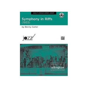 Symphony in Riffs Conductor Score and Parts Jazz Ensemble By Benny Carter by
