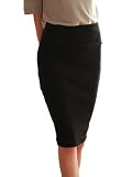 YogaColors Black Pencil Skirt