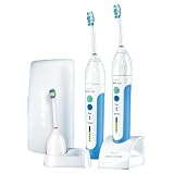 Philips Sonicare Elite 9650 Power Toothbrush Custom Care System 2 Handles, 3 Brush Heads