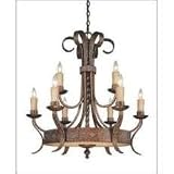Savoy House 1-2151-9-56 El Paso Chandelier Rust|Bronze