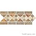 Florida Tile Pietra Art Mexican Travertine Heather 5 x 12 Listello