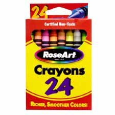 Childrens Toyshop  Toys : Roseart Crayons 24 Pack (Case of 96)