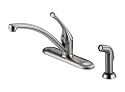 Delta Faucet 400-SSWF-A Classic Series Single Handle Kitchen Faucet with Spray, Stainless