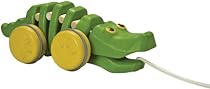 Plan Toys Preschool Dancing Alligator Pull Along Toy
