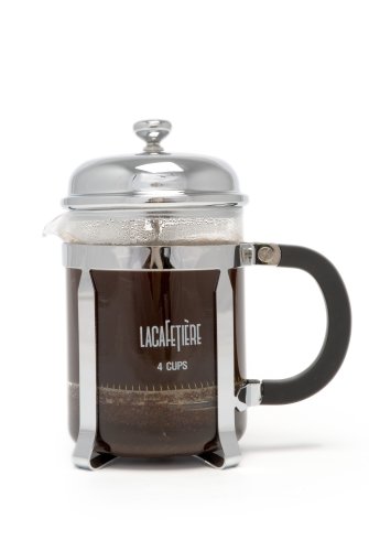 LaCafetiere Classic 4-Cup Coffee Press, Chrome