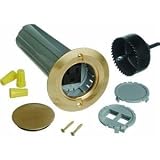 Drop-In Floor Box Kit, Brass