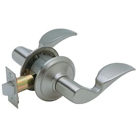 Schlage F10VAVA619 Avanti Passage Lever, Satin Nickel by Schlage